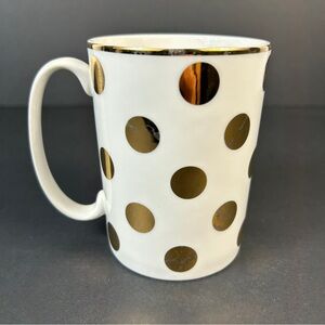Kate Spade by Lenox “Escape From he Ordinary” White Mug with Black Polka Dots